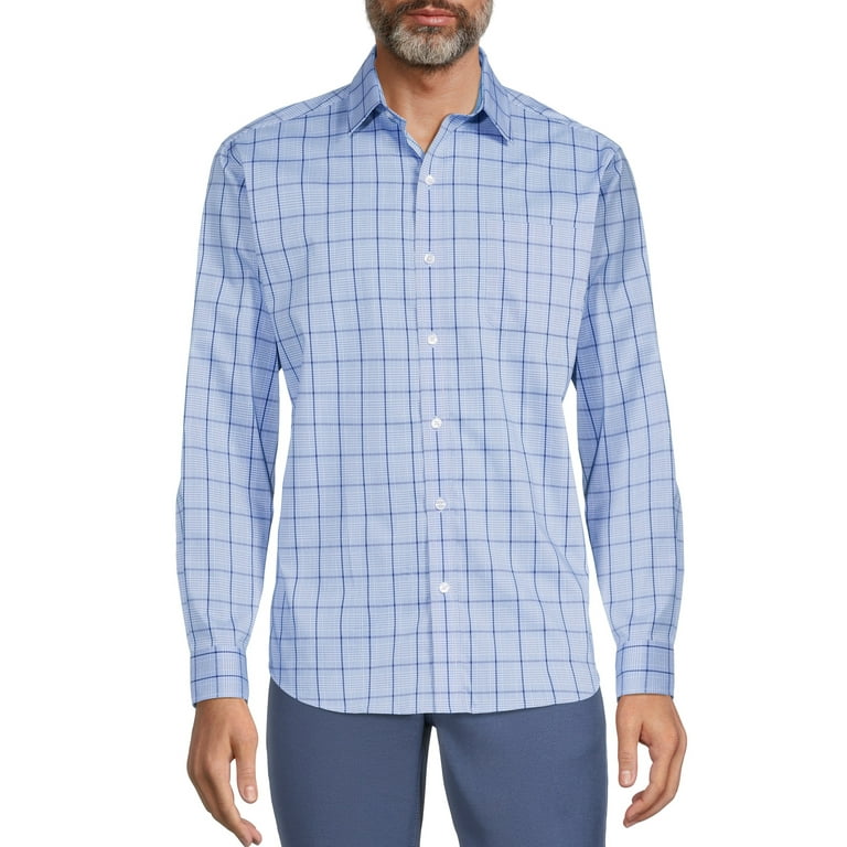 Walmart blue 2025 dress shirt