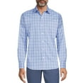 thumbnail image 1 of George Men's Classic Plaid Dress Shirt with Long Sleeves, Sizes S-3XL, 1 of 5