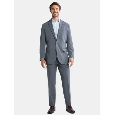 George Men's Comfort Stretch Suit Set, 2-Piece, Sizes S-2XL