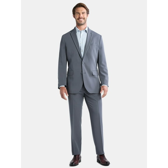 George Men's Comfort Stretch Suit Set, 2-Piece, Sizes S-2XL