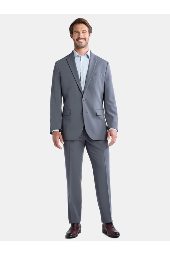Men's Comfort Stretch Suit Set, 2-Piece, Sizes S-2XL