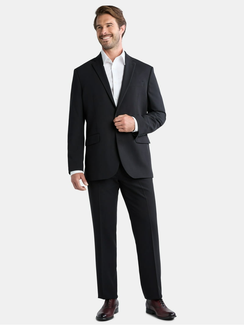 Free Shipping! George Men's Stretch Suit Set 2-Piece Moisture