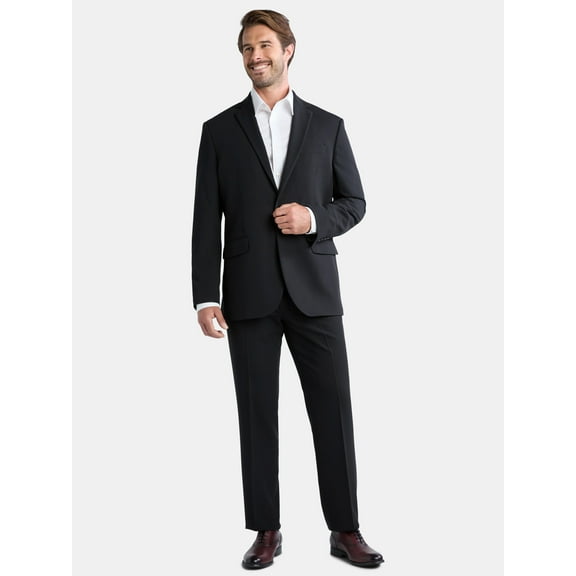 George Men's Comfort Stretch Suit Set, 2-Piece, Sizes S-2XL