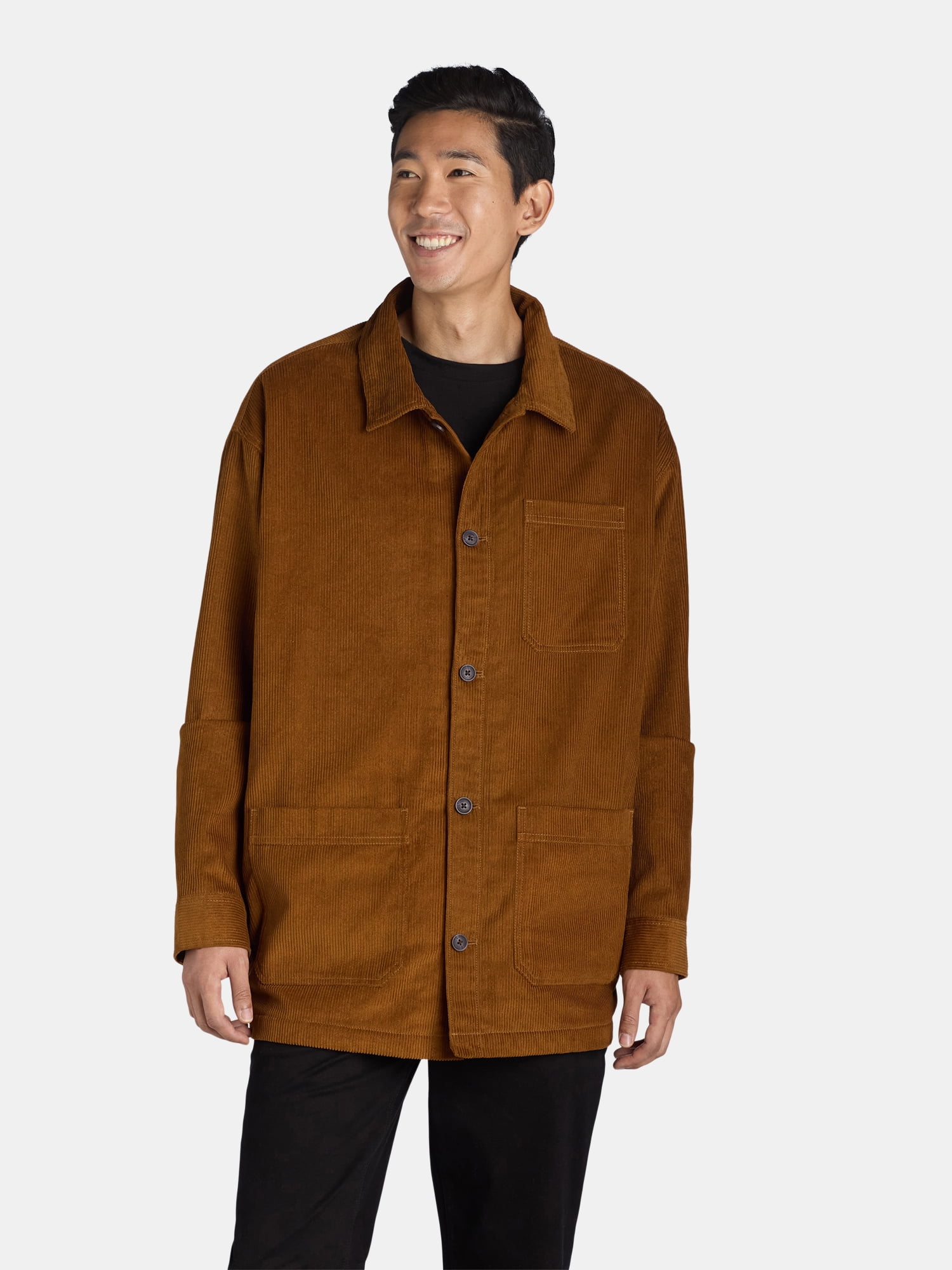 George men's Corduroy Barn Jacket - Sizes S-3XL - Walmart.com