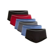 George Men's Cotton Blend Stretch Mid-Rise Brief, 6-Pack, Sizes S-2XL
