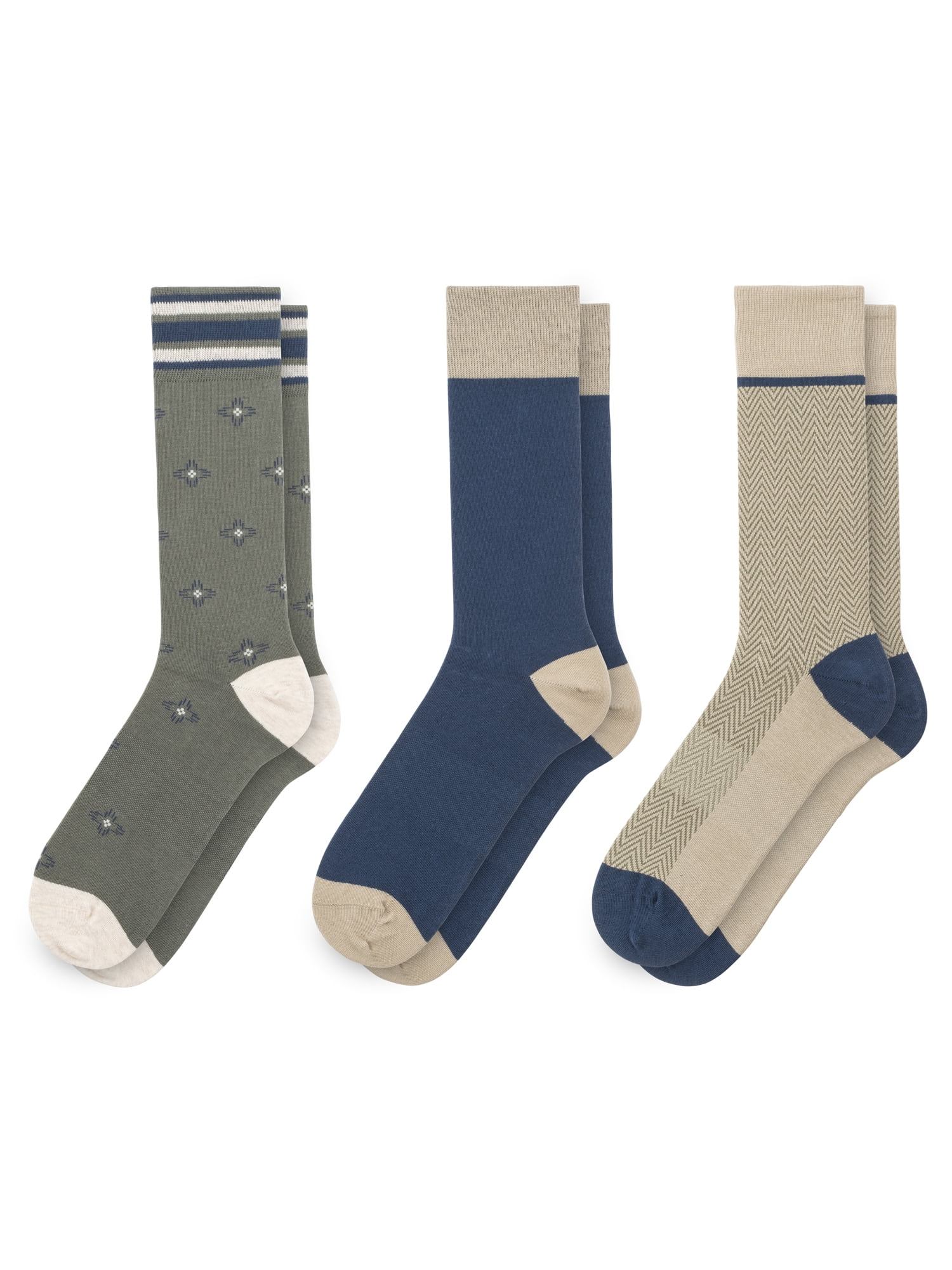 Men's Cotton Crew Sock, 3 Pack