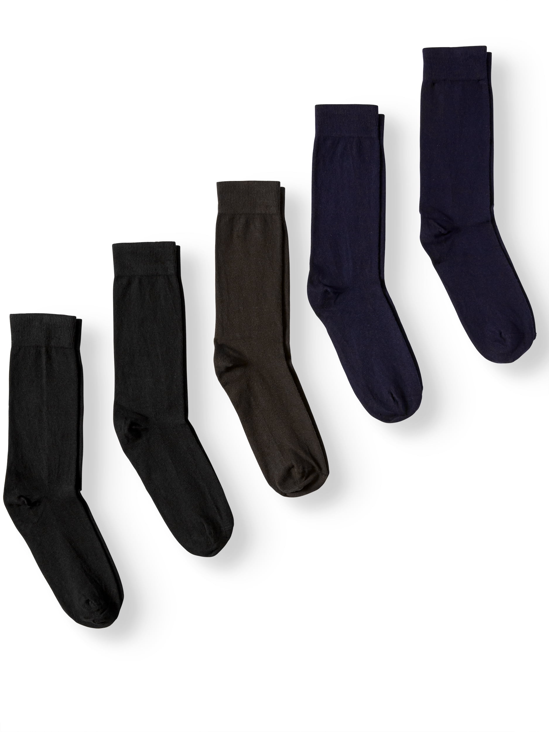 Men's Cotton Crew Socks, 5Pack