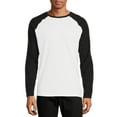 thumbnail image 1 of George Men's Crew Neck Long Sleeve Raglan Tee, 1 of 6