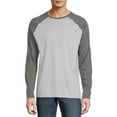 thumbnail image 1 of George Men's Crew Neck Long Sleeve Raglan Tee, 1 of 6