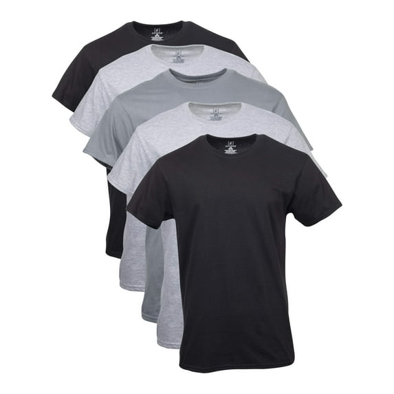George Men's Crew T-Shirts, 5-Pack