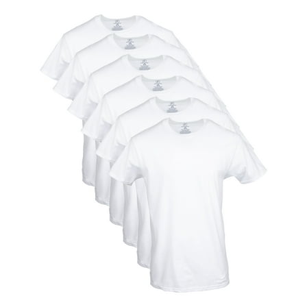 George Men's Crew T-Shirts, 6-Pack