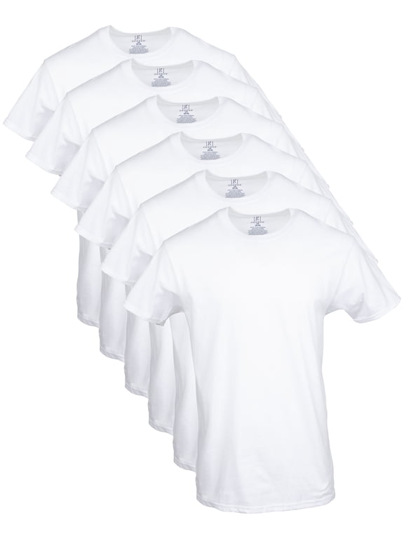 Men's Crew T-Shirts, 6-Pack