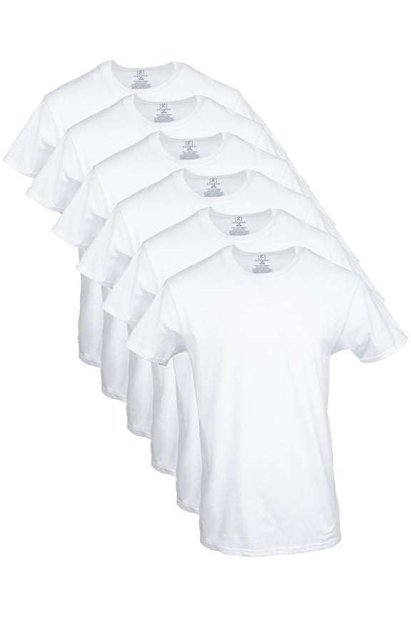 Men's Crew T-Shirts, 6-Pack