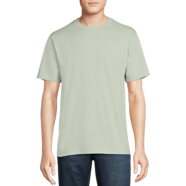 George Men's Short Sleeved Crewneck Cotton Tee, Sizes S-2XL 