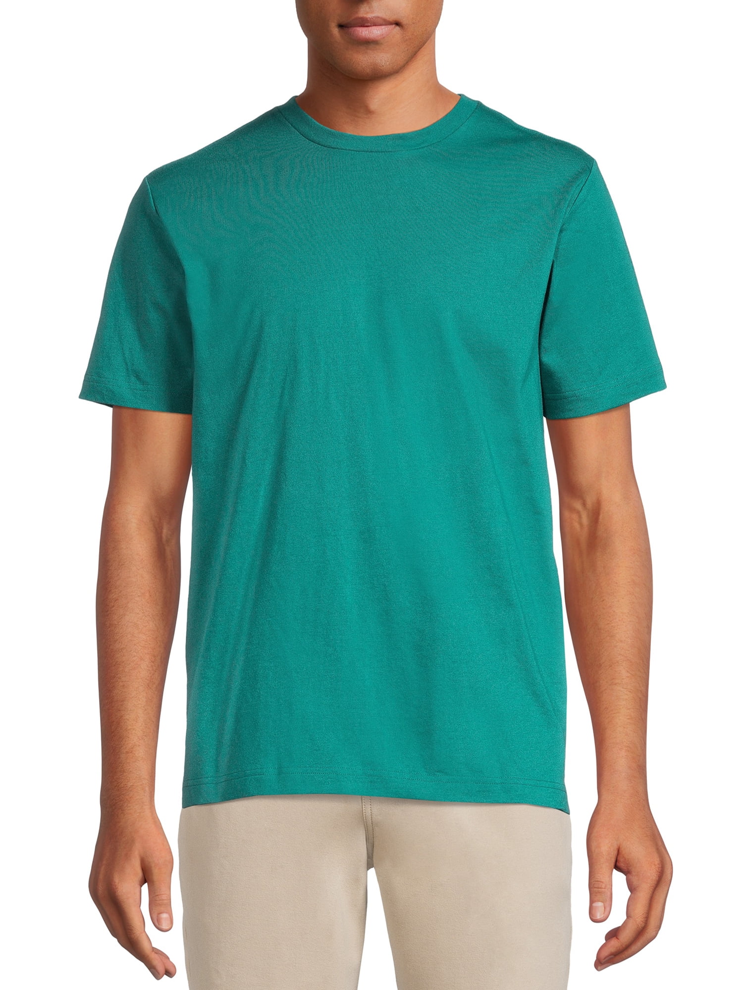 George Men’s Crewneck T-Shirt with Short Sleeves - Walmart.com