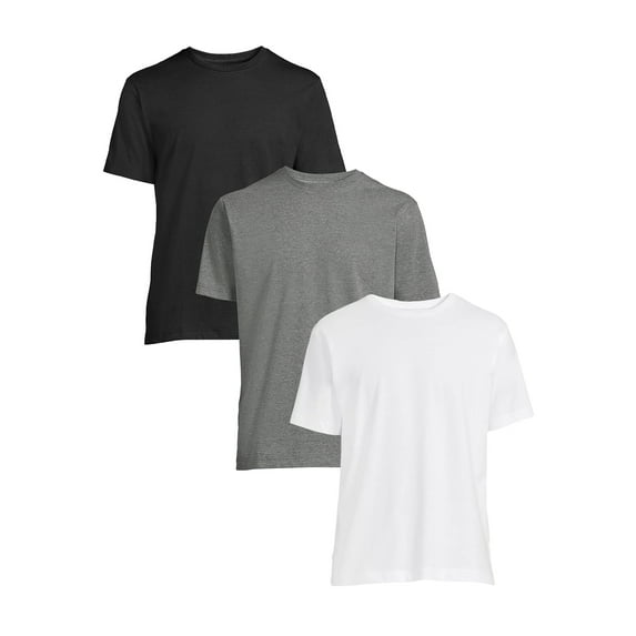 George Men’s Crewneck Tee with Short Sleeves, 3-Pack