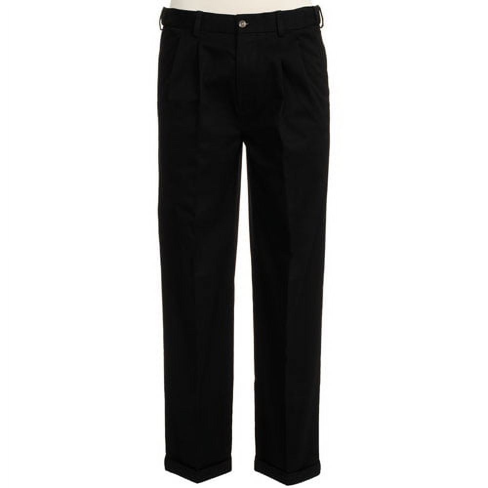 Men's Cuffed PleatFront WrinkleResistant Pants