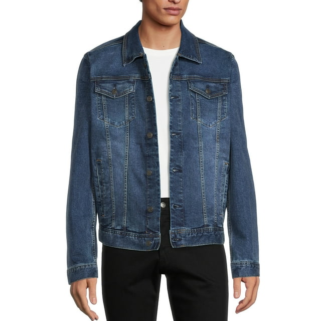 George Men’s Denim Jacket - Walmart.com