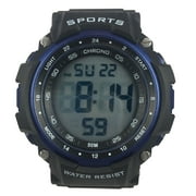 George Mens Digital Sport Wristwatch Plastic Strap