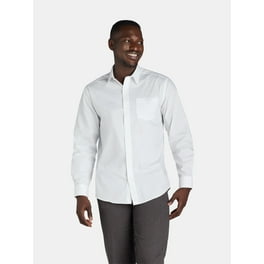 人気定番 George men's Fit Relaxed - Shirt Poplin Long-Sleeve Clothing