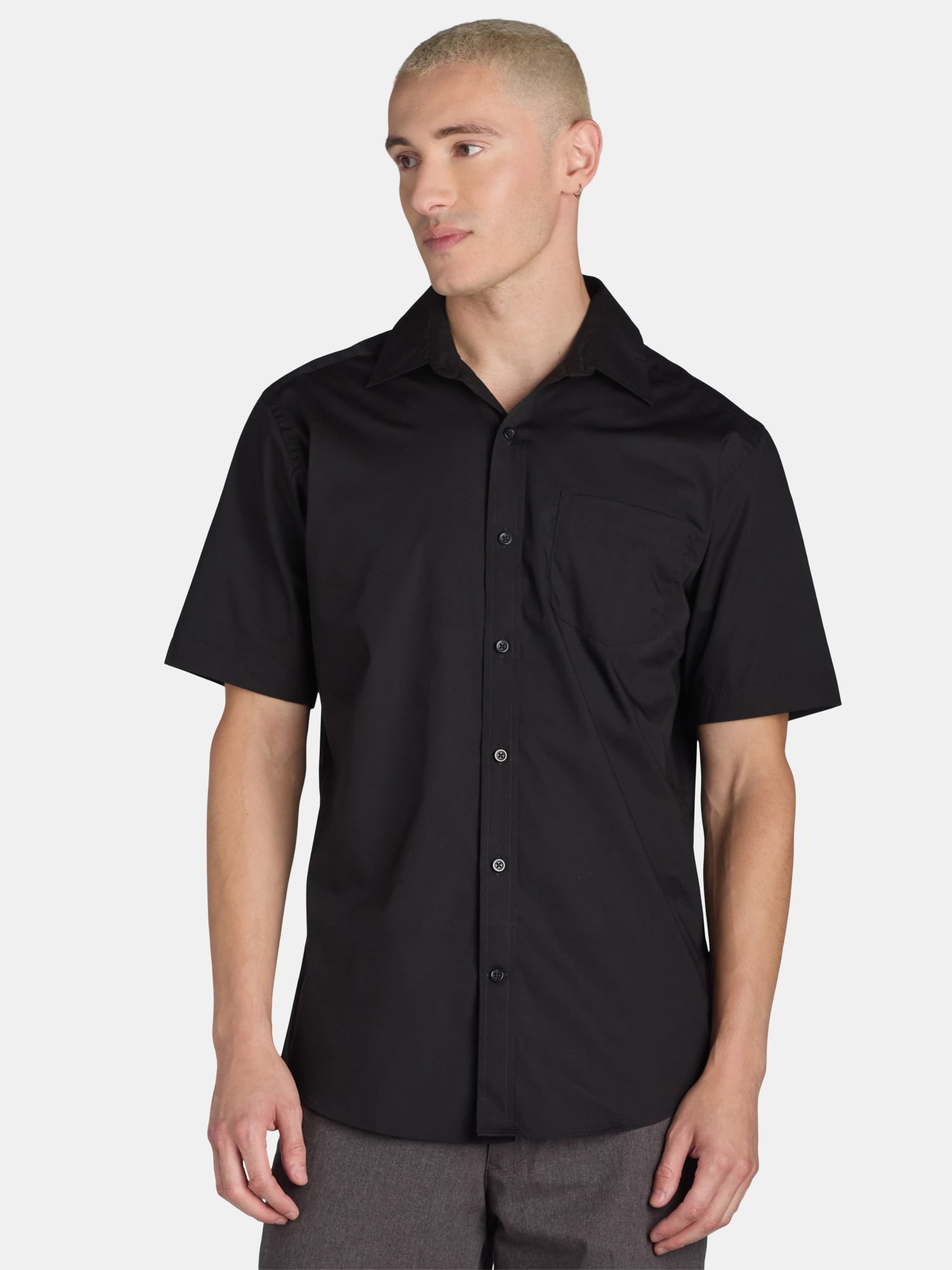 George men's Short Sleeve Dress Shirt - Sizes S-3XL