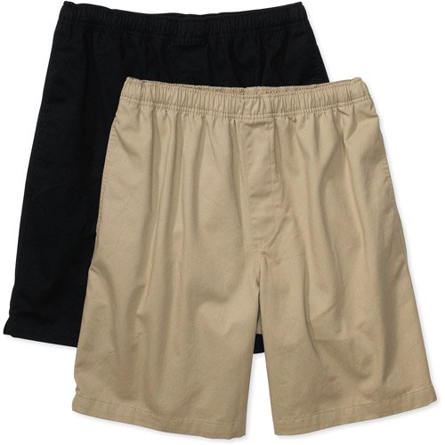 Men's ElasticWaist Shorts, 2Pack