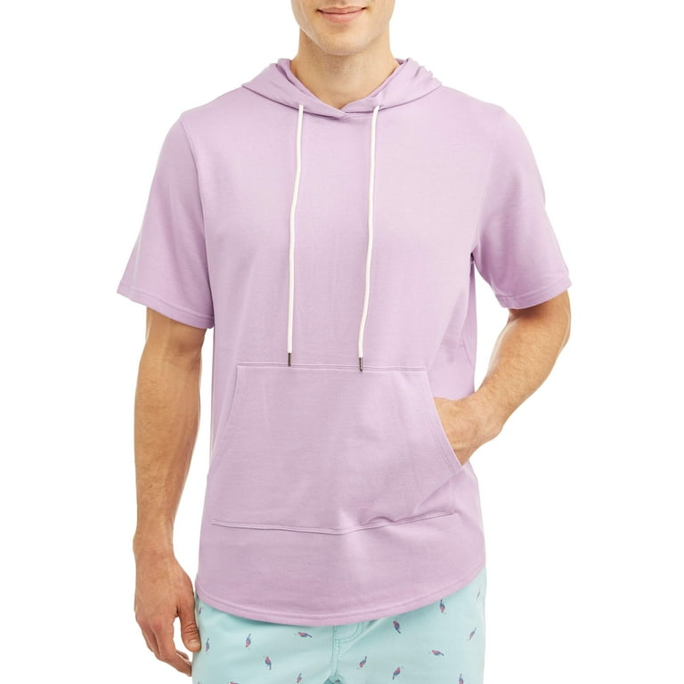 George Men s Elongated Short Sleeve Hoodie Walmart