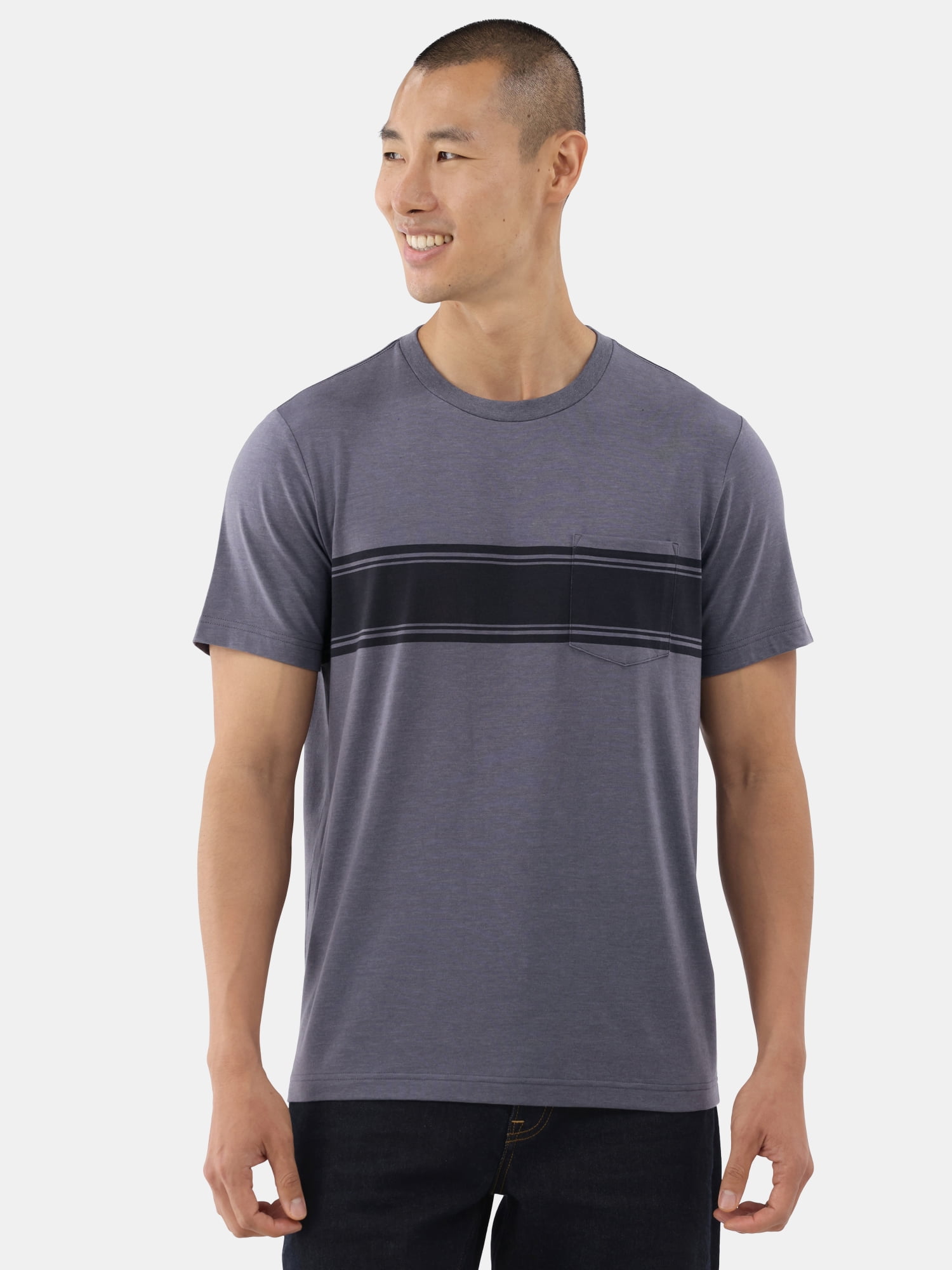 George Men's Fashion Crewneck Tee with Short Sleeves, Sizes XS-3XL