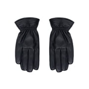 George Men's Faux Leather Glove, Black