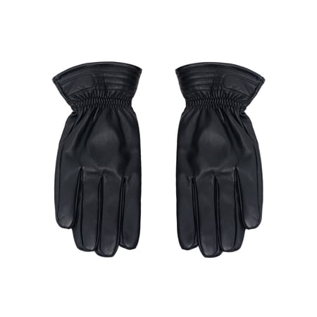 George Men's Faux Leather Glove, Black