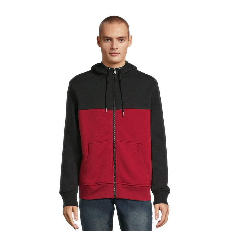 George Men s Faux Sherpa Fleece Lined Jacket with Hood Sizes S