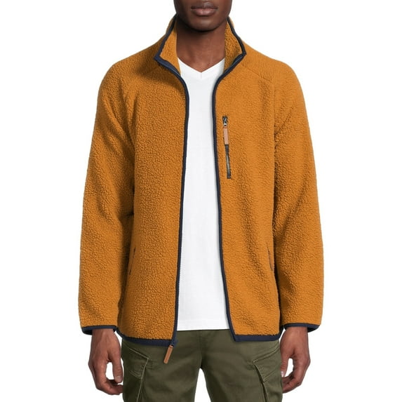 George Men's Faux Sherpa Full Zip Jacket