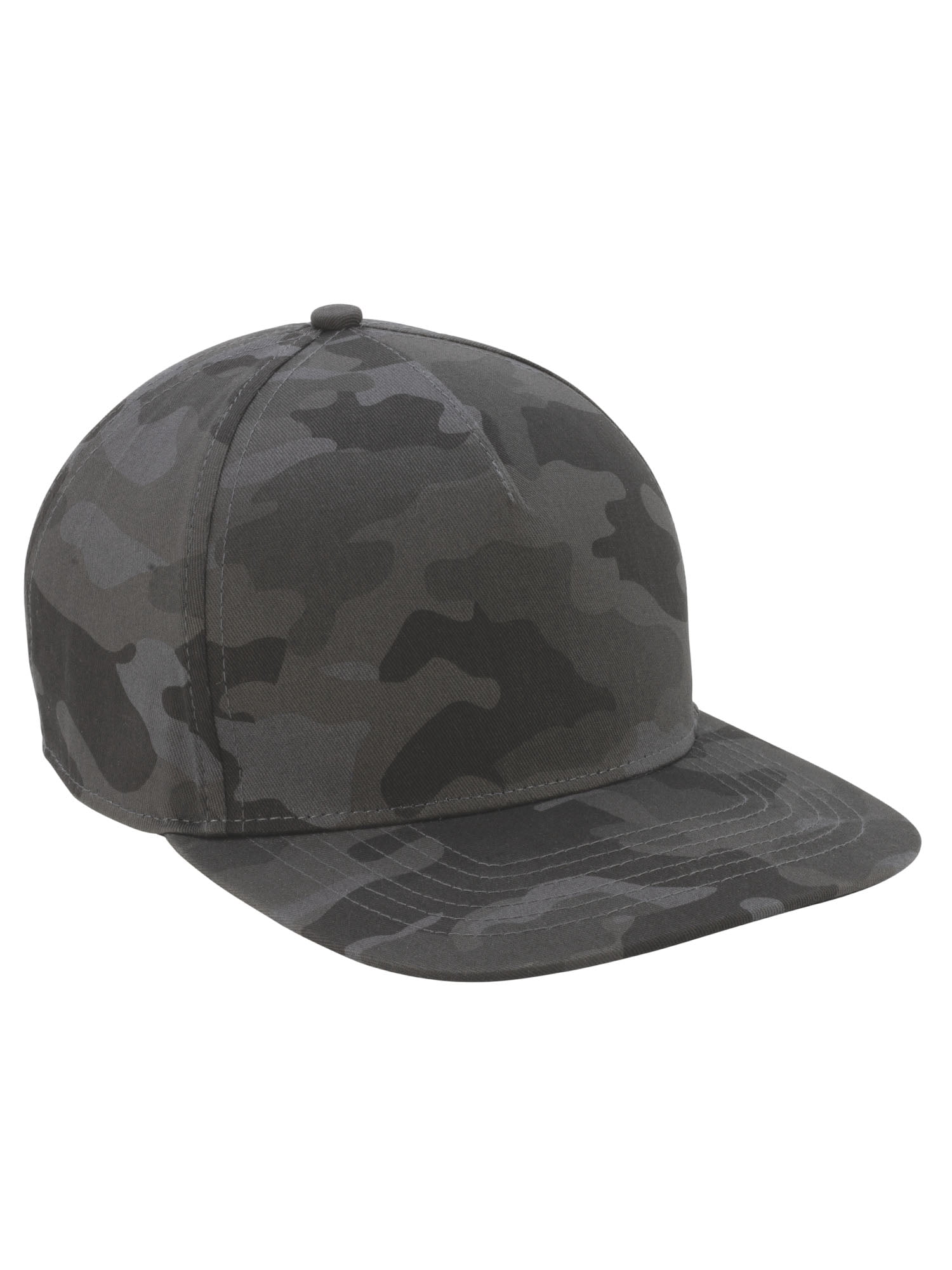 George Men's Flat Bill Baseball Hat- Black Camo