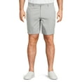 Men's and Big Men's Flat Front Shorts, 9" Inseam, Sizes 2854