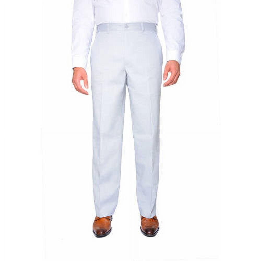 Men's Flat Front Wrinkle Resistant Pants