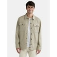 thumbnail image 1 of George Men's Fleece Knit Shirt Jacket with Long Sleeves, Sizes S-3XL, 1 of 5