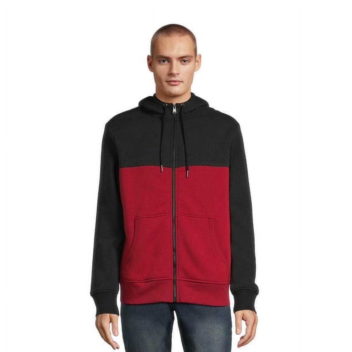 Men’s Faux Sherpa Fleece Lined Jacket with Hood, Sizes S3XL