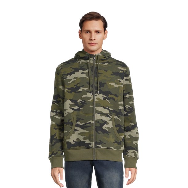 Men’s Fleece Lined Jacket with Hood, Sizes S3XL