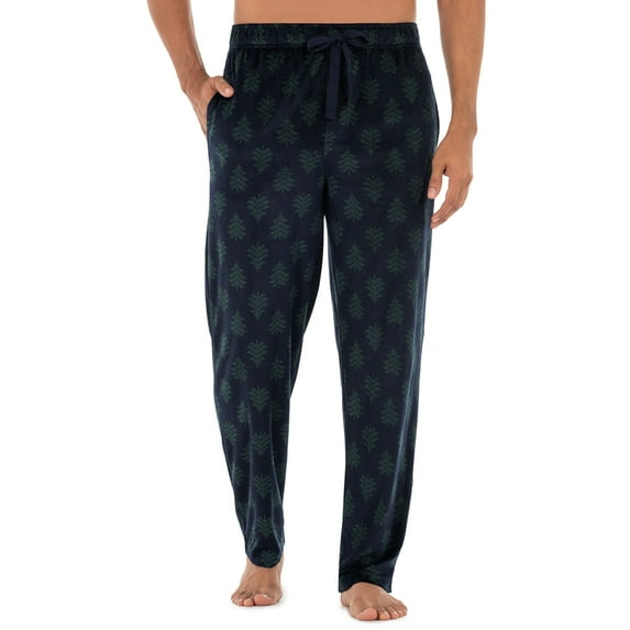 George Men's Fleece Plaid Sleep Pants