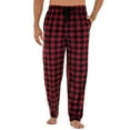 thumbnail image 1 of George Men's Fleece Plaid Sleep Pants, 1 of 6