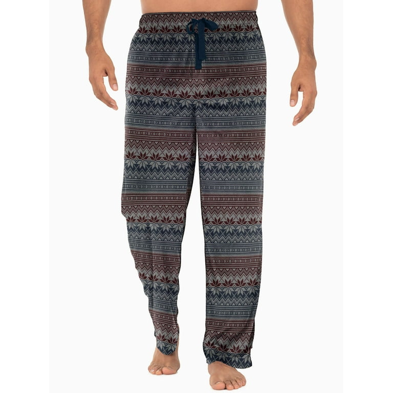 George men's plaid online woven flannel sleep pant