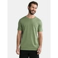 thumbnail image 1 of George Men's Garment Wash Crewneck Pocket Tee with Short Sleeves, Size XS-3XL, 1 of 5
