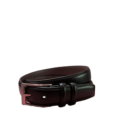 George Men's Genuine Leather Dress Belt, Black, 32MM
