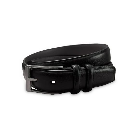 George Men's Genuine Leather Dress Belt, Black, 44