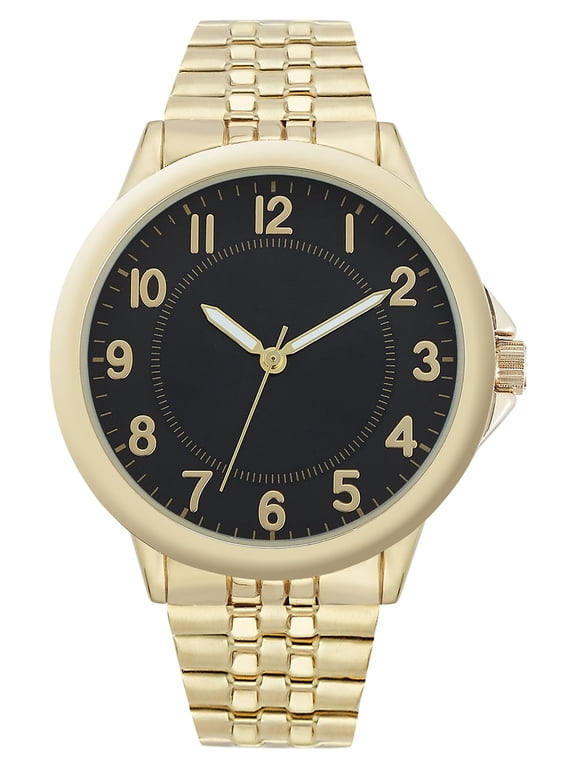 Men's Gold-Tone Expansion Watch