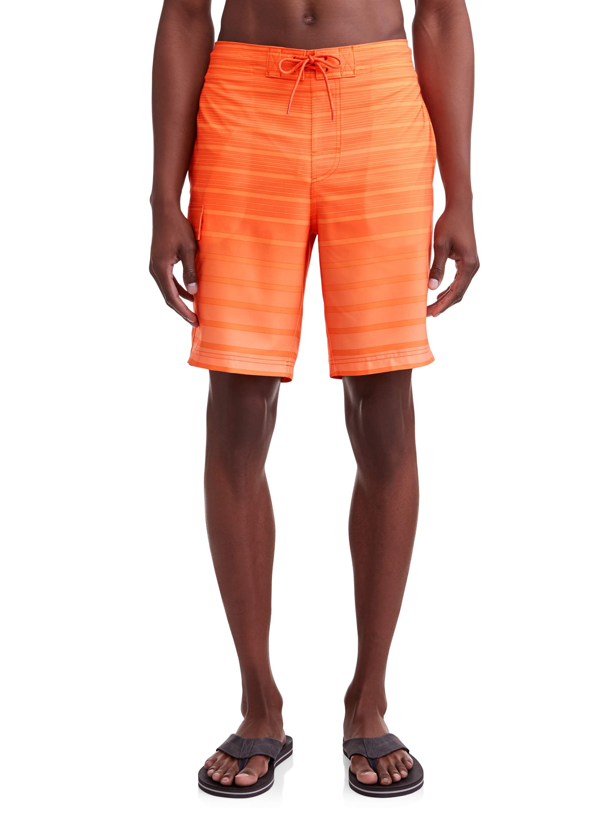 Men's Gradient Stripe EBoard 9Inch Swim Short, Up to size 5XL
