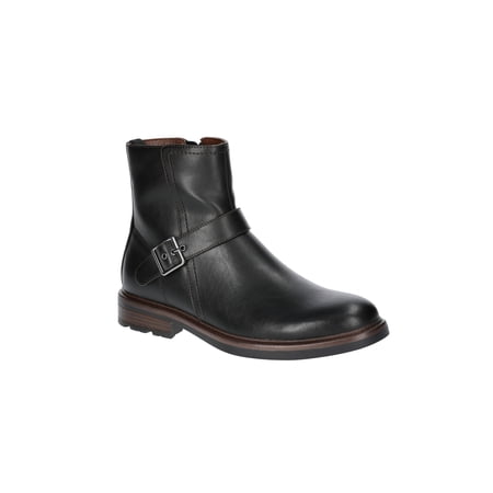 George Men's Faux Leather Buckle Boots