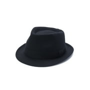 George Mens Herringbone Fedora Hat