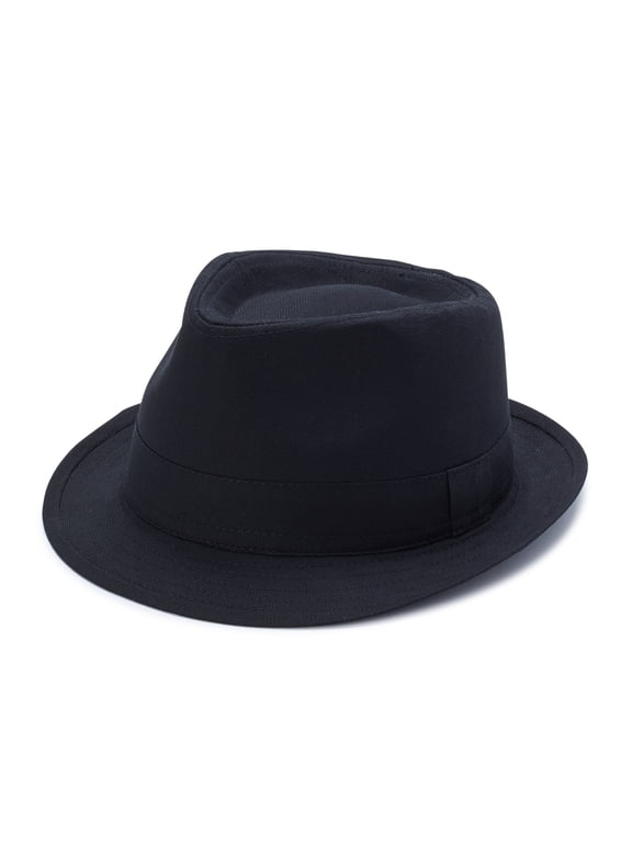 Men's Herringbone Fedora Hat