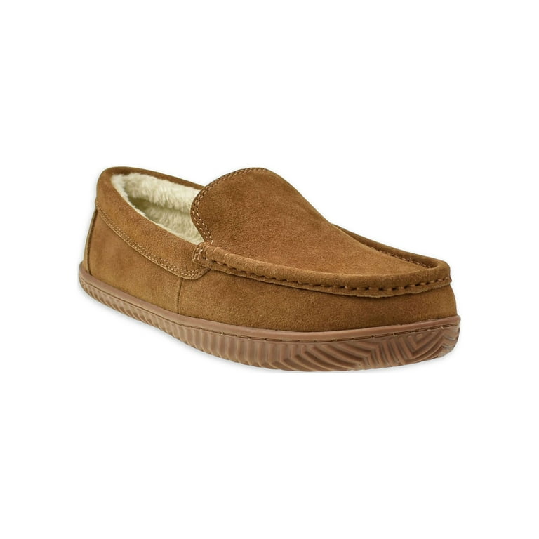 George men's Genuine Suede Moccasin Slipper